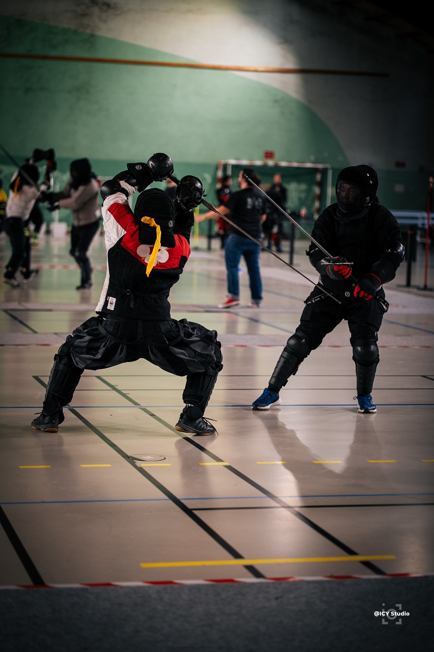 Sur la piste
